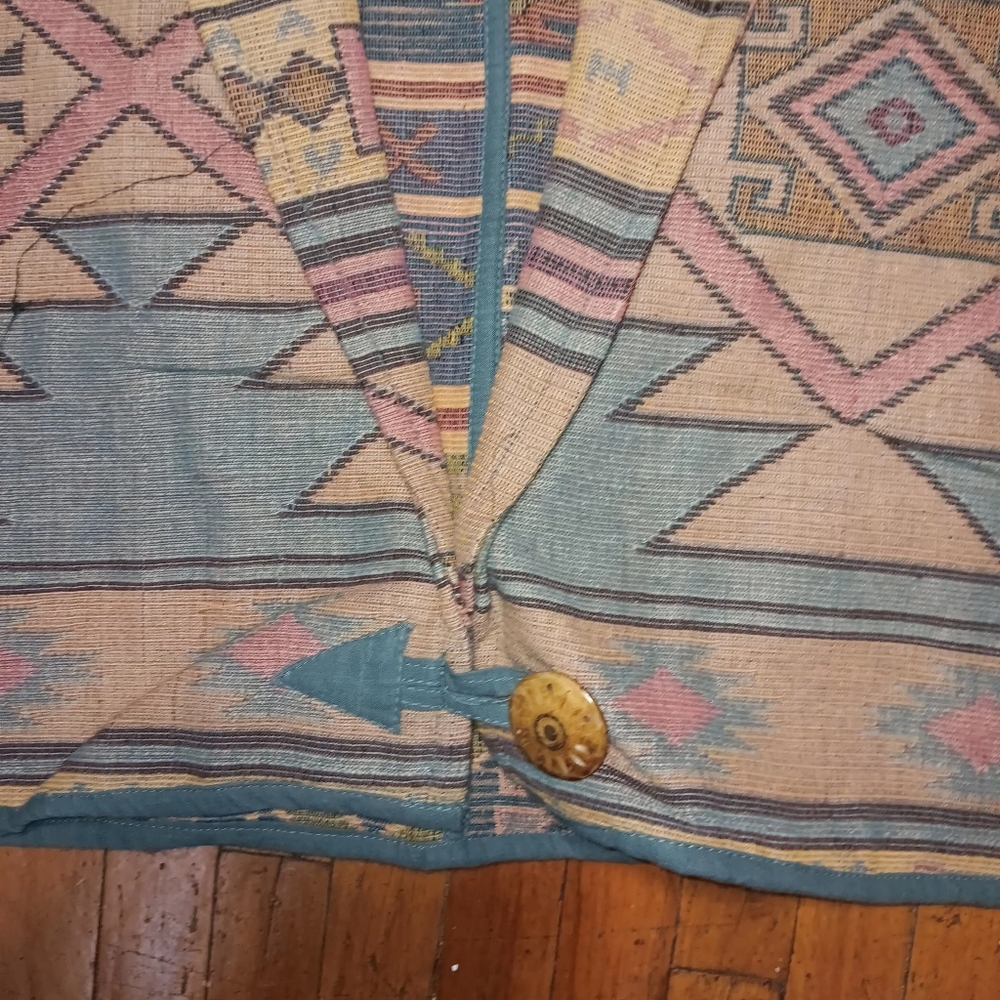 Flashback Vintage Geometric Patterned Jacket - Picture 4 of 4